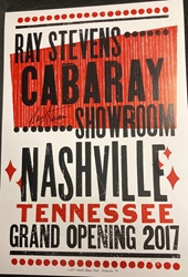Signed Ray Stevens Hatch Show Print 