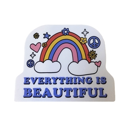 Everything Is Beautiful Rainbow Sticker 