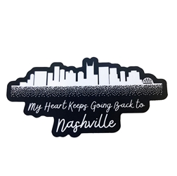 My Heart Keeps Going Back to Nashville Magnet 