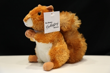 Red stuffed squirrel 